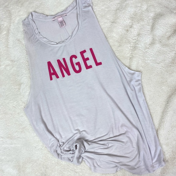 Victoria’s Secret Angel Raw Hem Muscle Tank Large - Picture 1 of 11